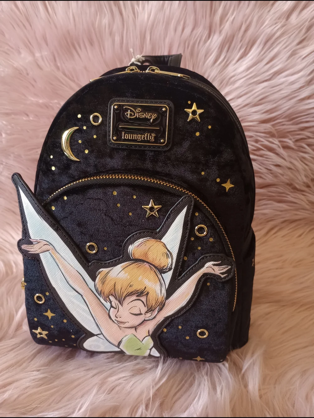 Tinker Bell Pixie Dust Velvet Mini Backpack